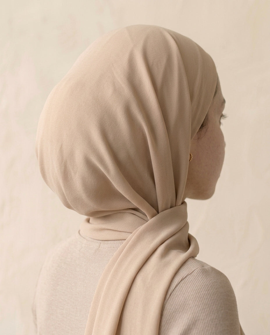 Bonnet volumateur, vue de dos montrant le volume